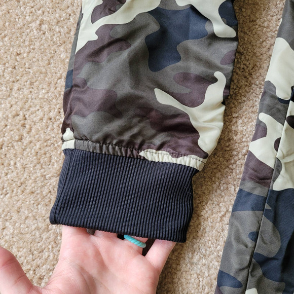 Elwood Men's Camouflage Bomber Zip Up Windbreaker Jacket. Size M - Picture 5 of 11